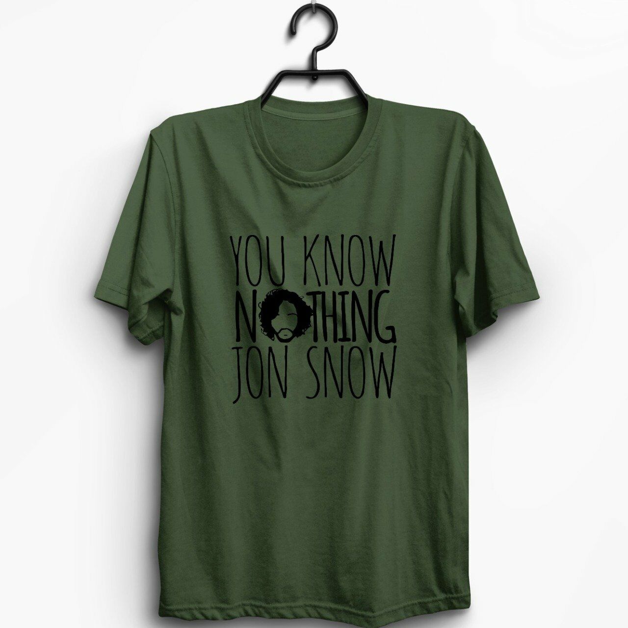 Game of Thrones -  Jon Snow Baskılı T-shirt GRİ - S