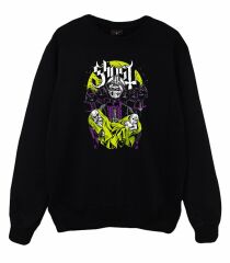 Ghost Baskılı Sweatshirt