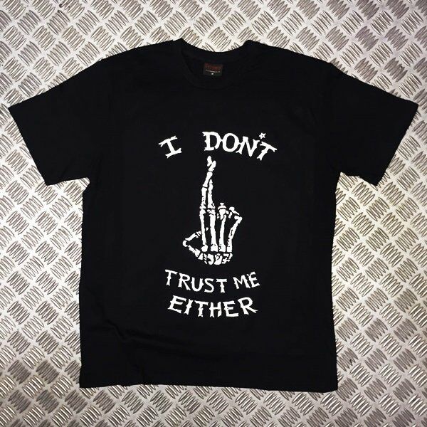 I DON'T TRUST ME Baskılı T-shirt