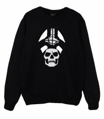 Ghost Baskılı Sweatshirt