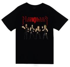 Manowar Baskılı T-shirt