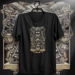 Terazi Burcu Baskılı T-shirt