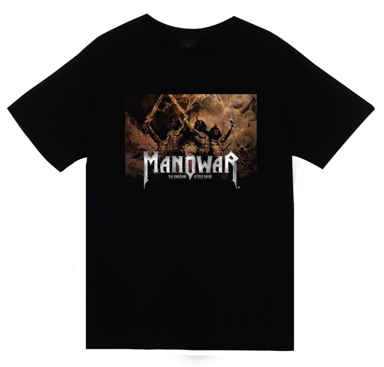 Manowar Baskılı T-shirt