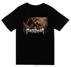 Manowar Baskılı T-shirt