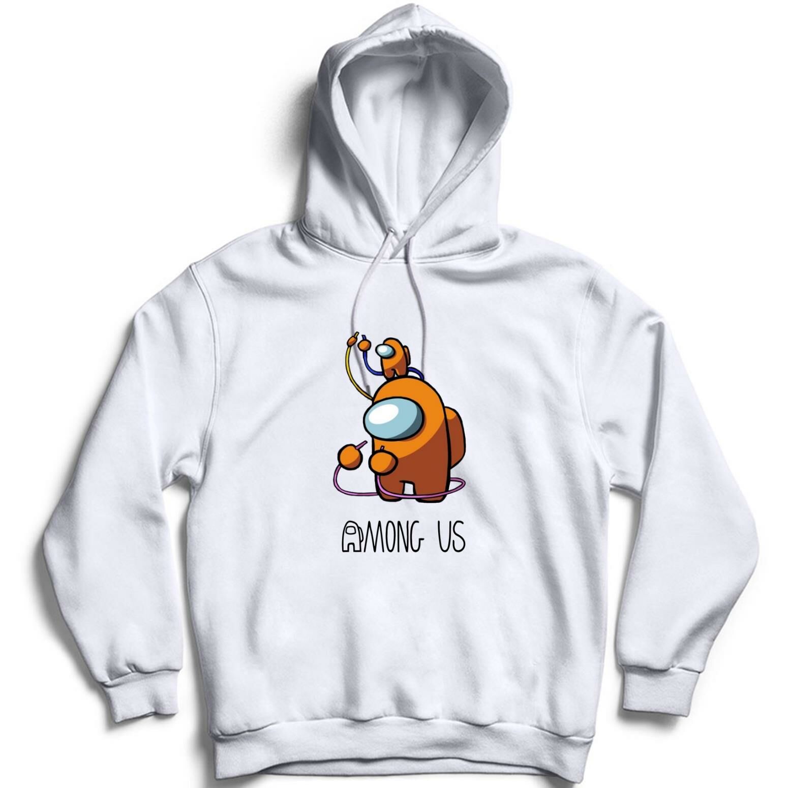 Among Us Oyun Baskılı Kapüşonlu Sweatshirt