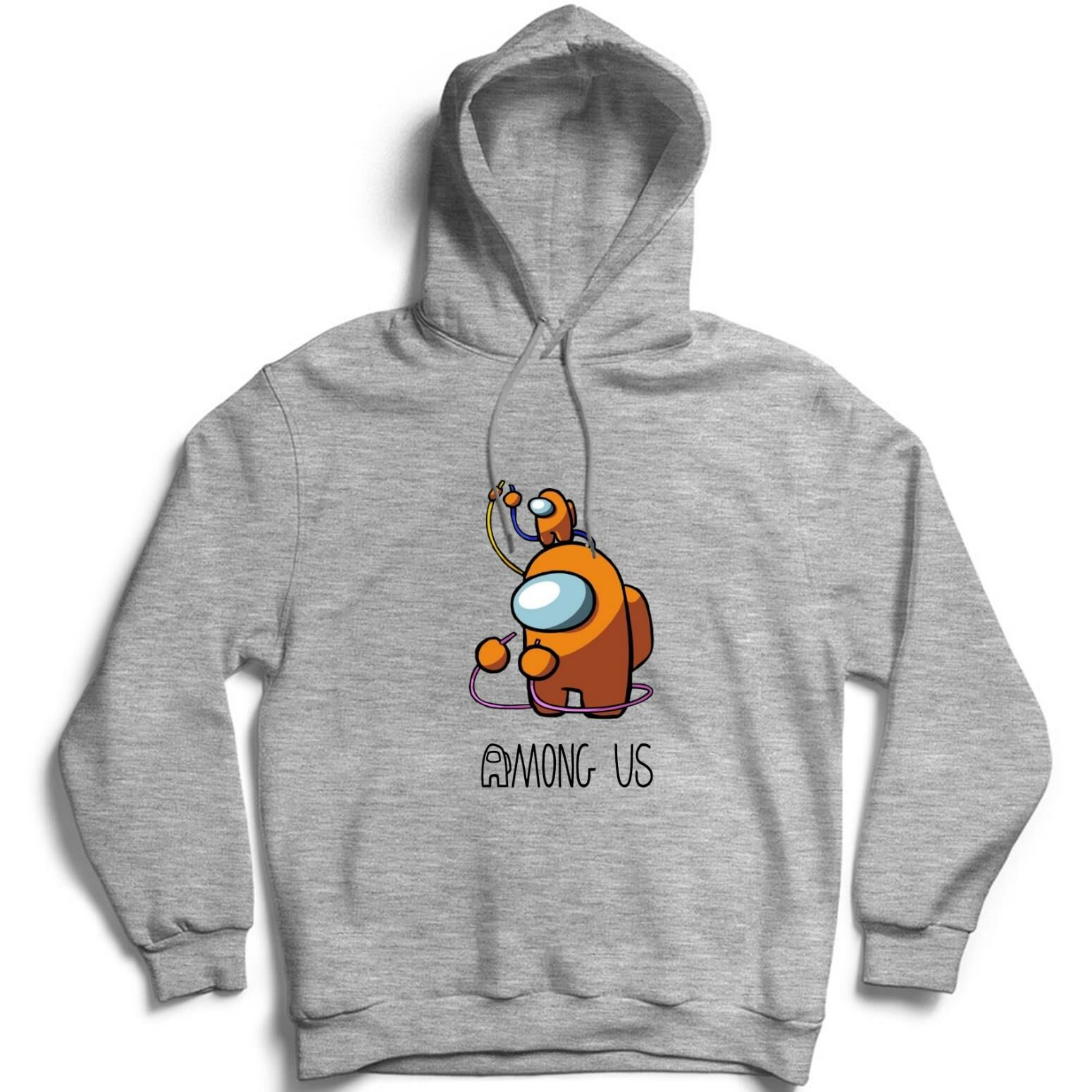Among Us Oyun Baskılı Kapüşonlu Sweatshirt