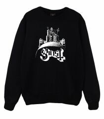 Ghost Baskılı Sweatshirt