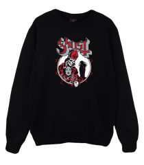 Ghost Baskılı Sweatshirt