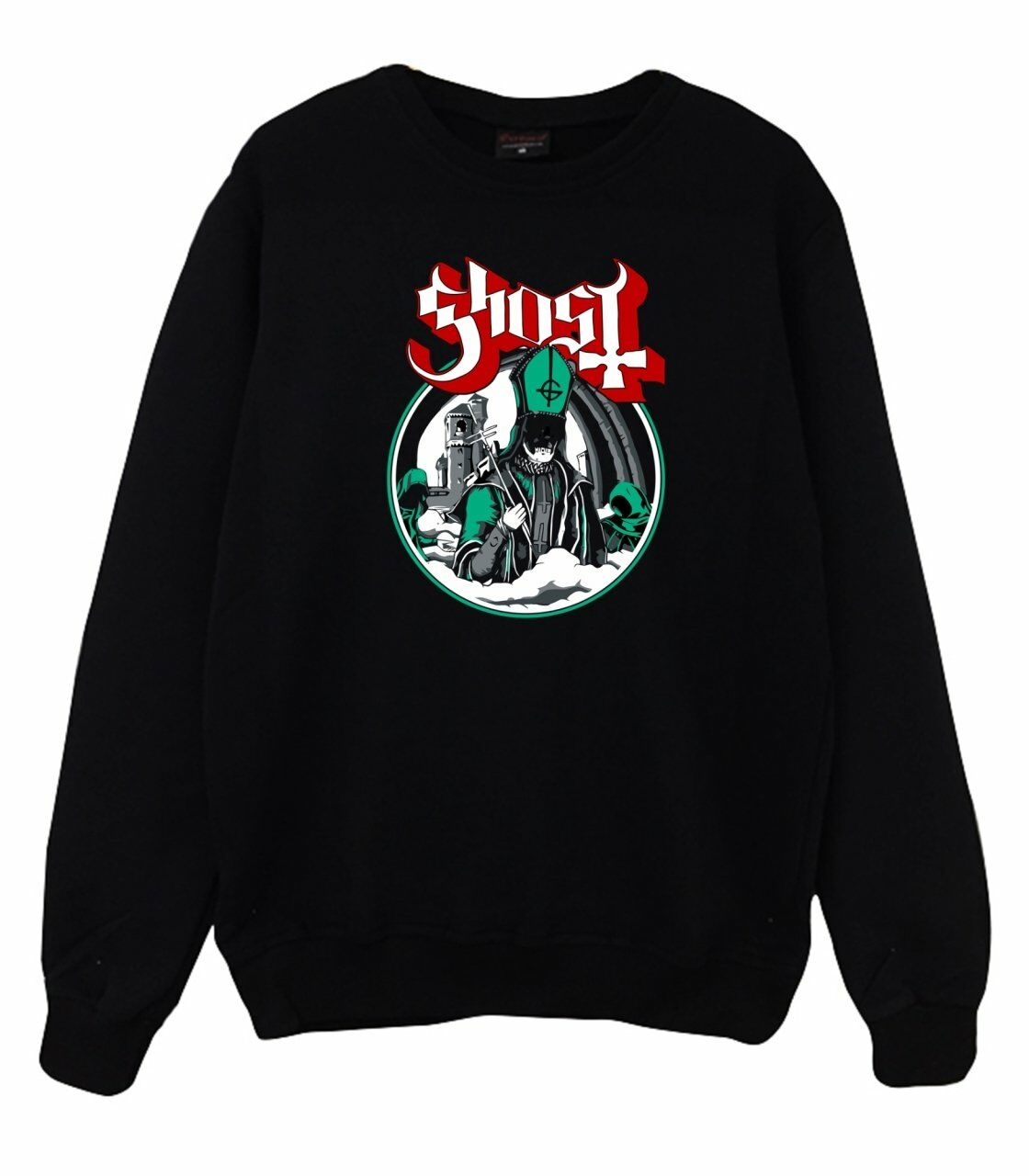 Ghost Baskılı Sweatshirt