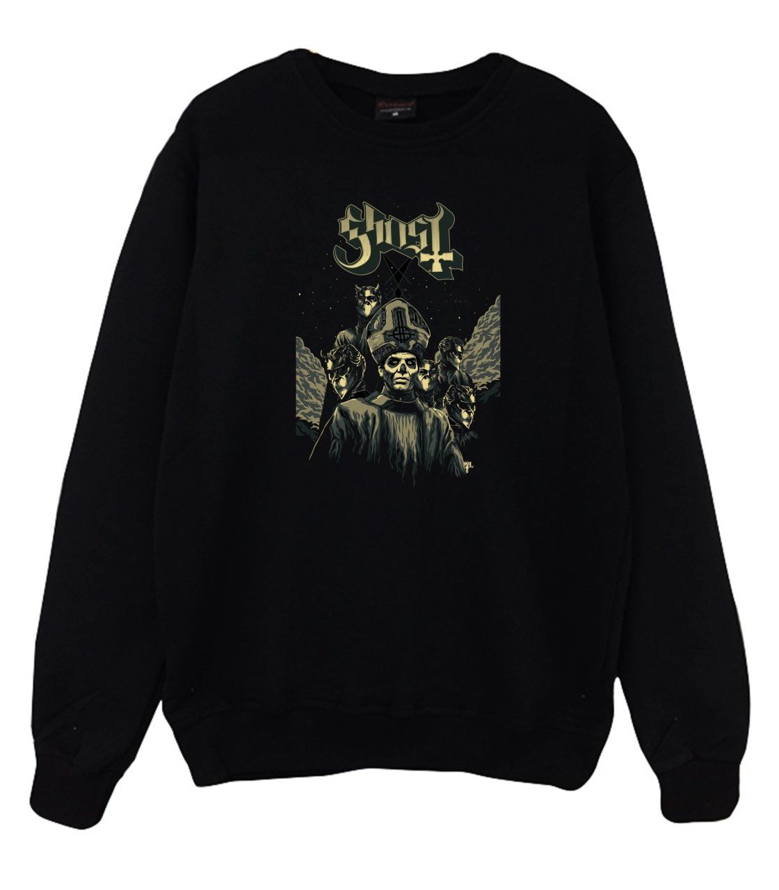 Ghost Baskılı Sweatshirt