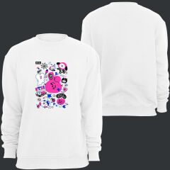 Bt21 Bts Anime Baskılı Bisiklet Yaka Sweatshirt