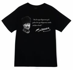 Gazi Mustafa Kemal Atatürk Baskılı T-shirt