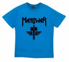 Manowar Baskılı T-shirt