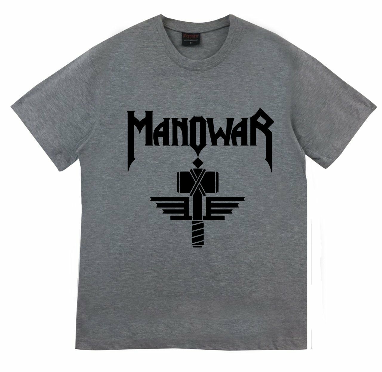 Manowar Baskılı T-shirt
