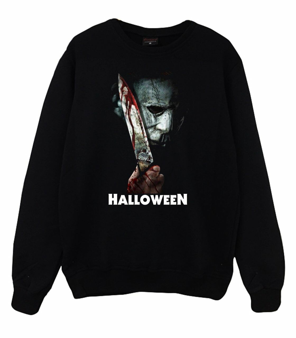Halloween Baskılı Sweatshirt