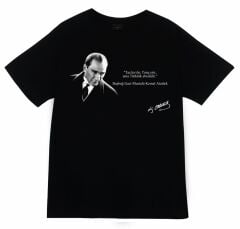 Gazi Mustafa Kemal Atatürk Baskılı T-shirt