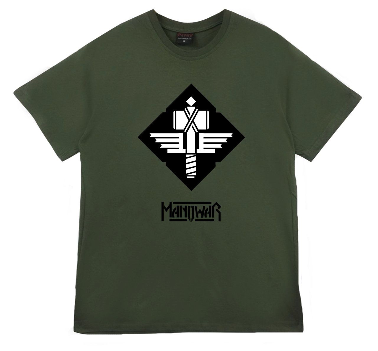 Manowar Baskılı T-shirt
