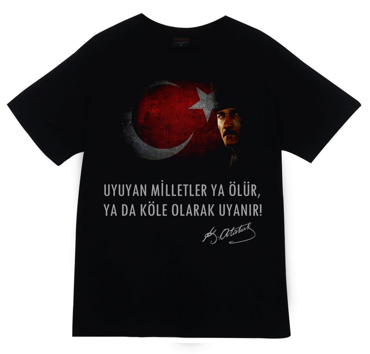 Gazi Mustafa Kemal Atatürk Baskılı T-shirt