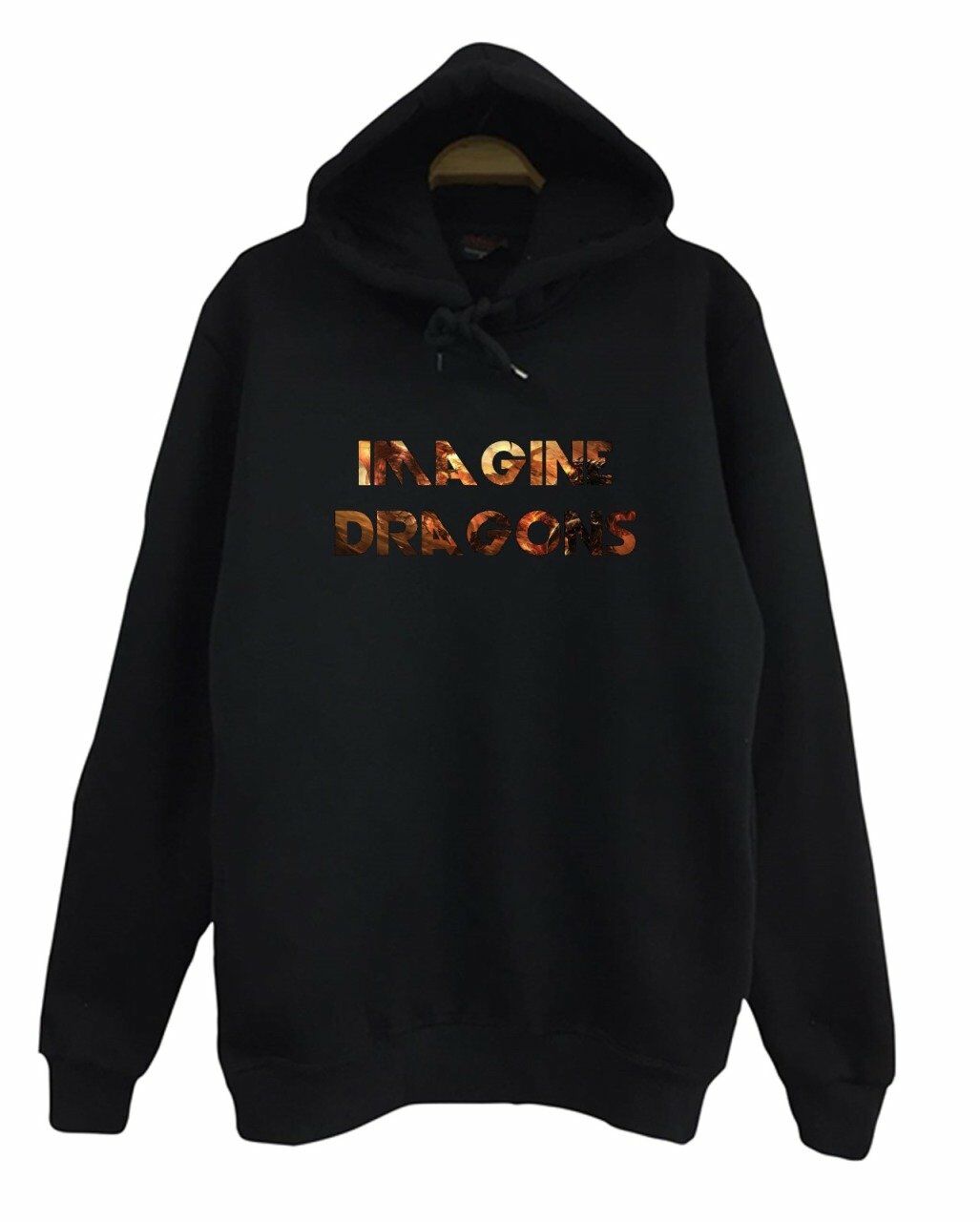 Imagine Dragons Baskılı Kapüşonlu Sweatshirt