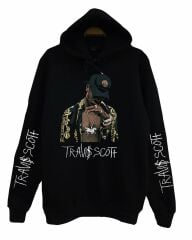 Travis Scott Astroworld Baskılı Kapüşonlu Sweatshirt
