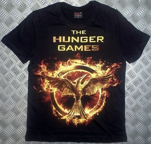 AÇLIK OYUNLARI Baskılı T-shirt