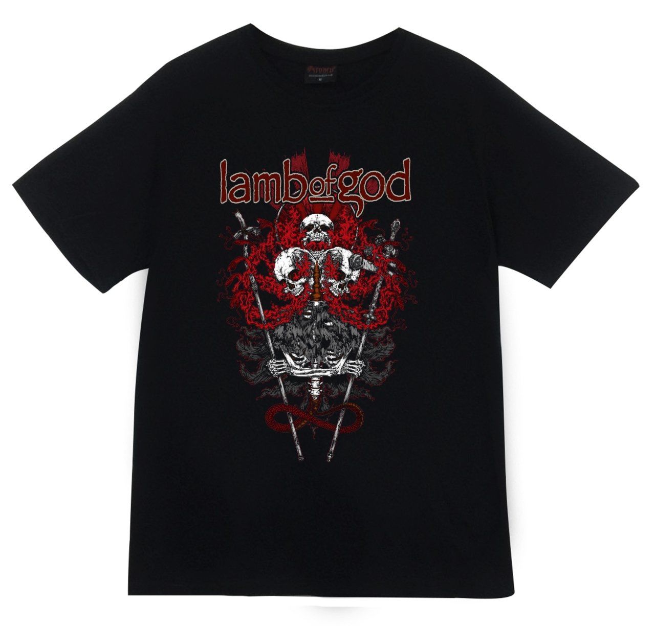 Lamb Of God Baskılı T-shirt