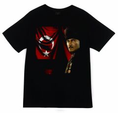Gazi Mustafa Kemal Atatürk Baskılı T-shirt