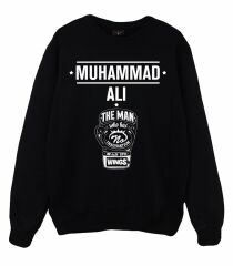MUHAMMED ALİ Baskılı Sweatshirt