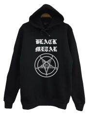 Pentagram Black Metal Baskılı Sweatshirt