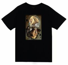 Aslan Baskılı T-shirt