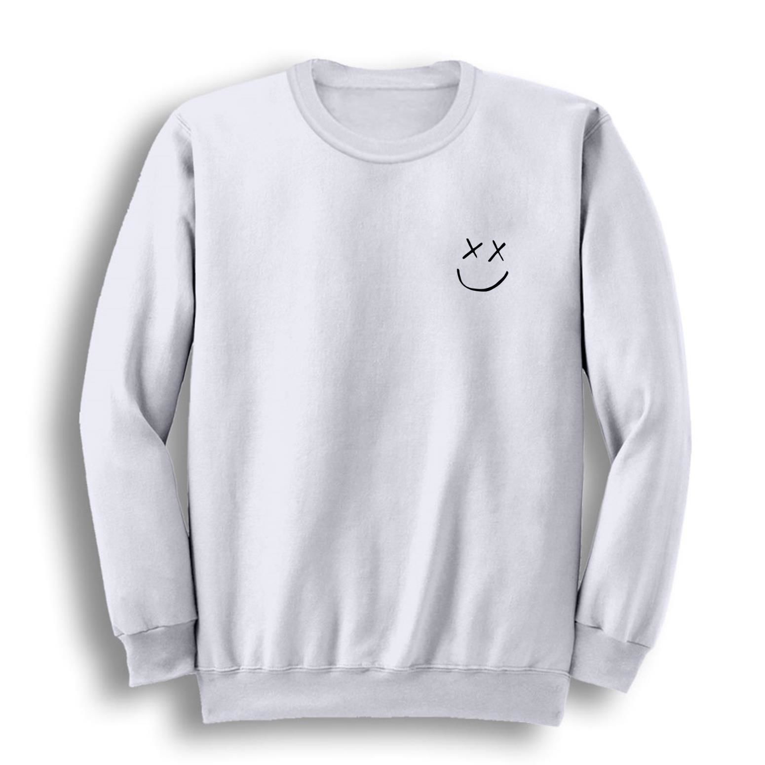 Louis Tomlinson Baskılı Bisiklet Yaka Sweatshirt