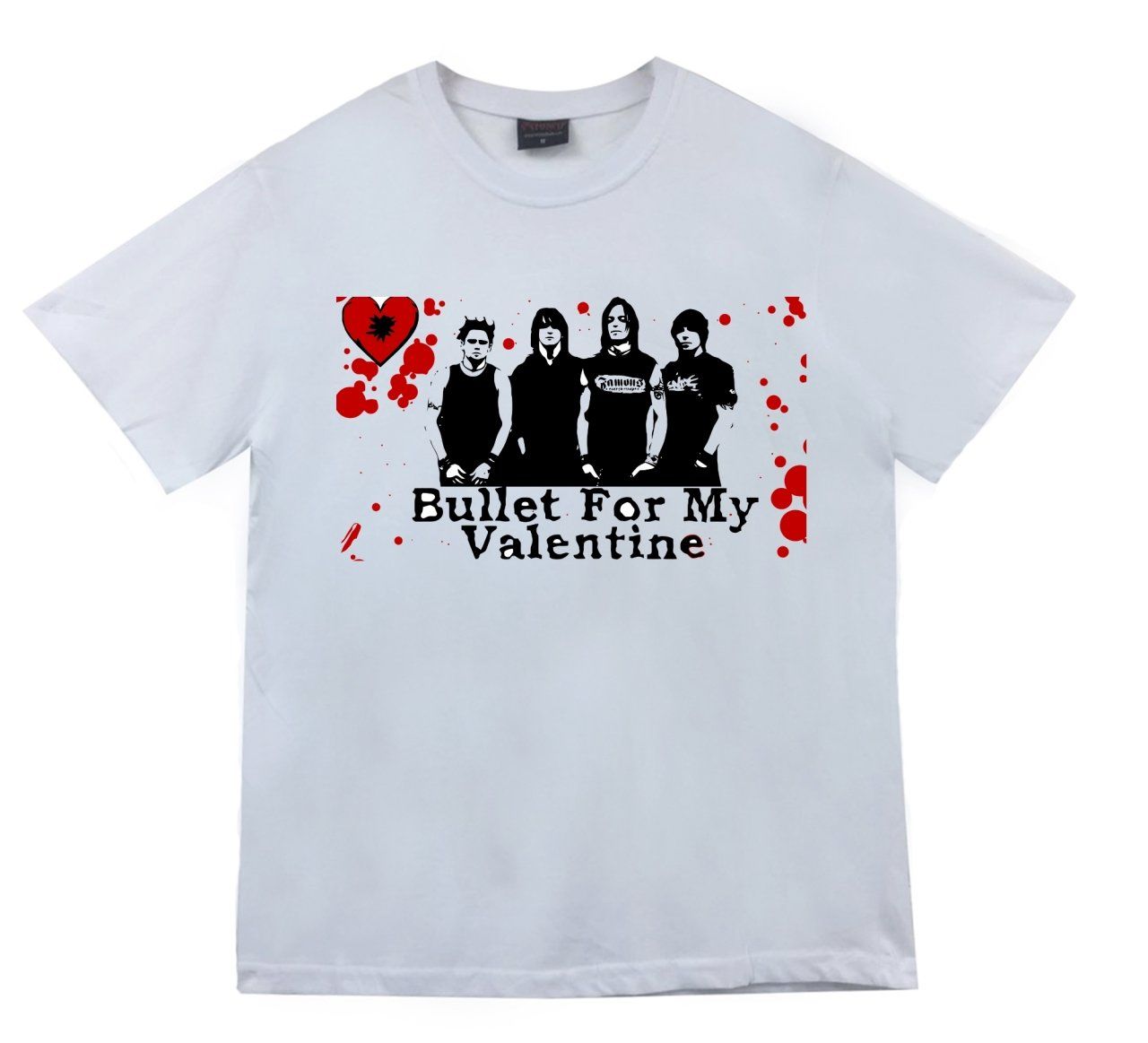 Bullet For My Valentine Baskılı T-shirt