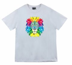 Aslan Baskılı T-shirt