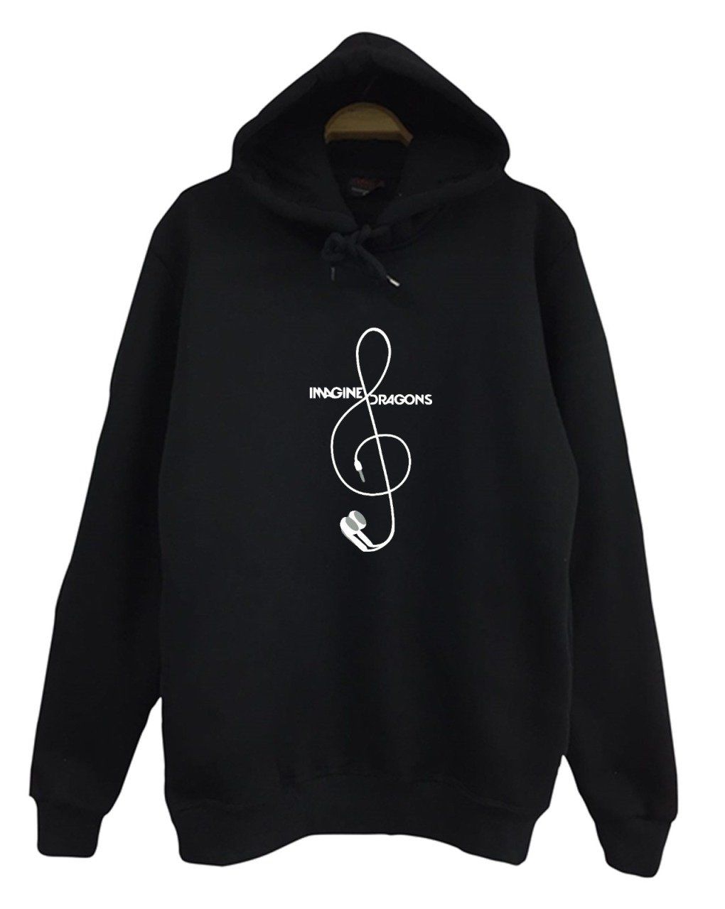 Imagine Dragons Baskılı Kapüşonlu Sweatshirt