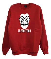 La Casa De Papel Baskılı Sweatshirt