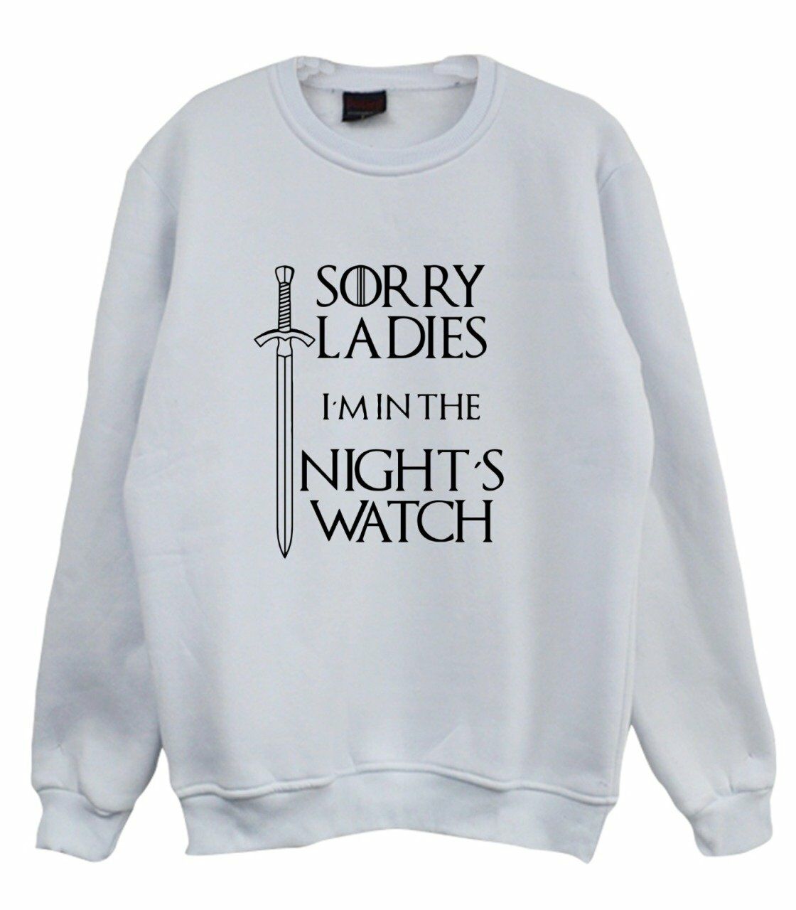 Game of Thrones Baskılı Bisiklet Yaka Sweatshirt
