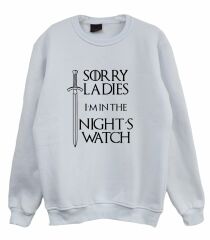 Game of Thrones Baskılı Bisiklet Yaka Sweatshirt