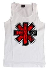 Red Hot Chili Peppers Baskılı Sıfır Kol T-Shirt