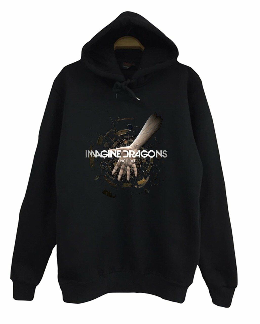 Imagine Dragons Baskılı Kapüşonlu Sweatshirt