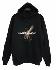 Imagine Dragons Baskılı Kapüşonlu Sweatshirt