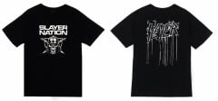 Slayer Çift Yön Baskılı T-shirt