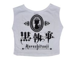 ANIME Baskılı Göbek Üstü-Yarım T-shirt