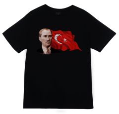 Gazi Mustafa Kemal Atatürk Baskılı T-shirt