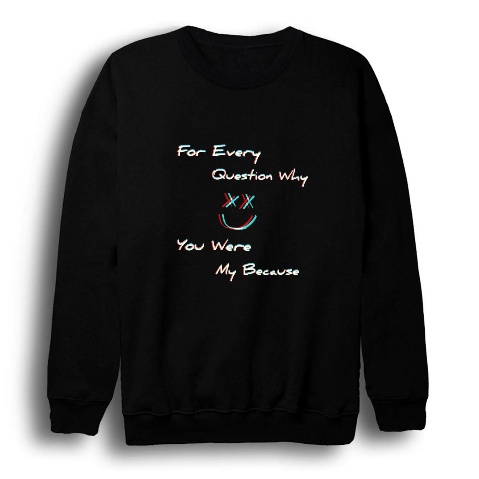 Louis Tomlinson Baskılı Bisiklet Yaka Sweatshirt