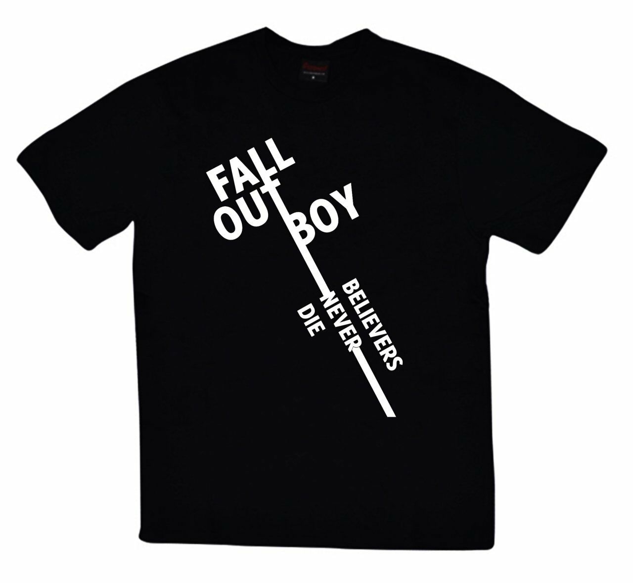 Fall Out Boy Bask l T shirt KIRMIZI XS