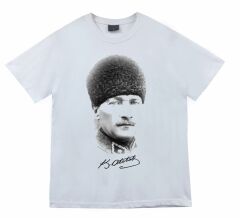 Gazi Mustafa Kemal Atatürk Baskılı T-shirt
