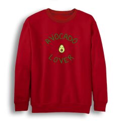 Avocado Lover Baskılı Sweatshirt