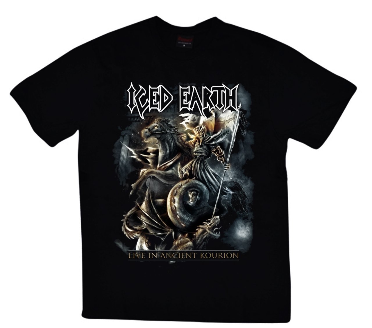 Iced Earth Baskılı T-shirt L - SİYAH
