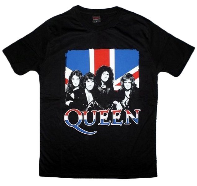QUEEN Baskılı T-shirt SİYAH - XL