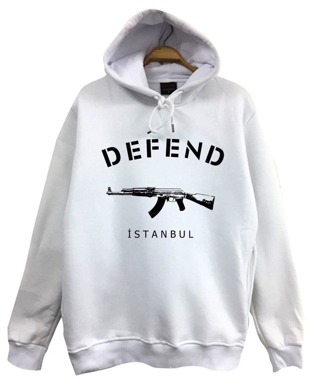 DEFEND Baskılı Sweatshirt